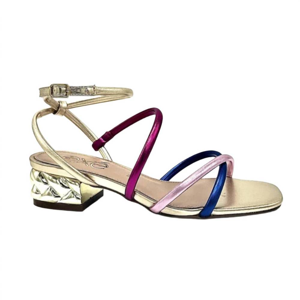 NEW EXE women's katy-299 strap sandals in multi